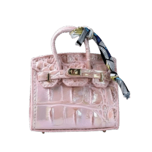 Holographic Pink Birkin Baby Bag