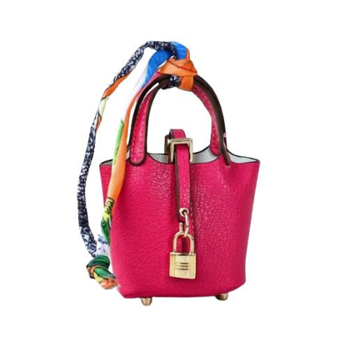 Hot Pink Picotin Baby Bag