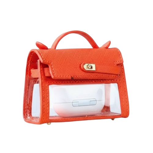 Orange Transparent Baby Bag